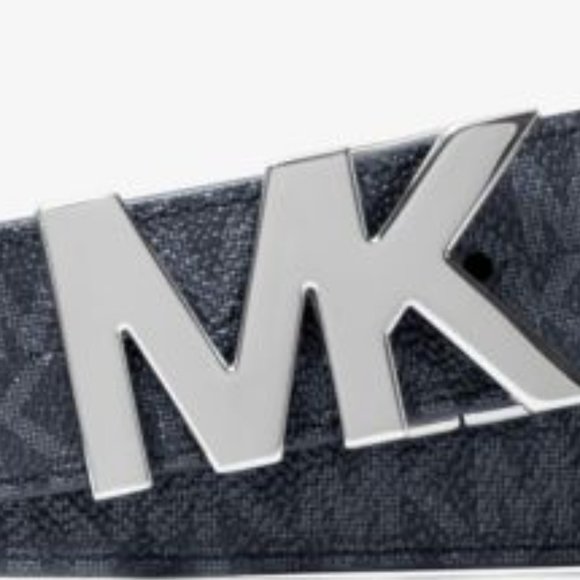 NWT MK Michael Michael Kors 2 Peice For Him Set Signature Men's MK Belt Wallet - Picture 11 of 13
